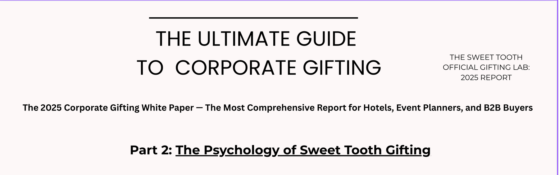 **Alt Text:**  
The Psychology of Sweet Tooth Gifting — 2025 Corporate Gifting Guide Cover  
This alt text uses keywords from the title and highlights the report's focus and year for SEO.