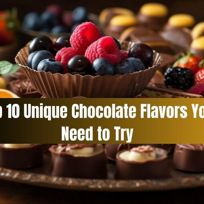 Indulge your taste buds with our top 10 unique chocolate flavors! From exotic spices to fruity twists, discover new favorites that elevate your chocolate experience.
