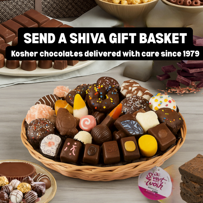 Chocolate shiva basket kosher