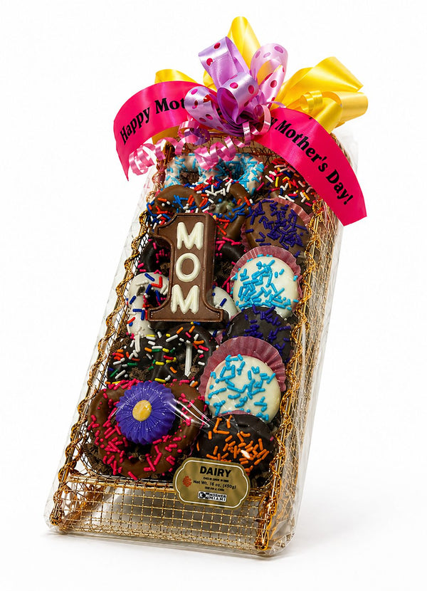 #1 Mom Chocolate Pretzel & Oreo Gift Tray from The Sweet Tooth