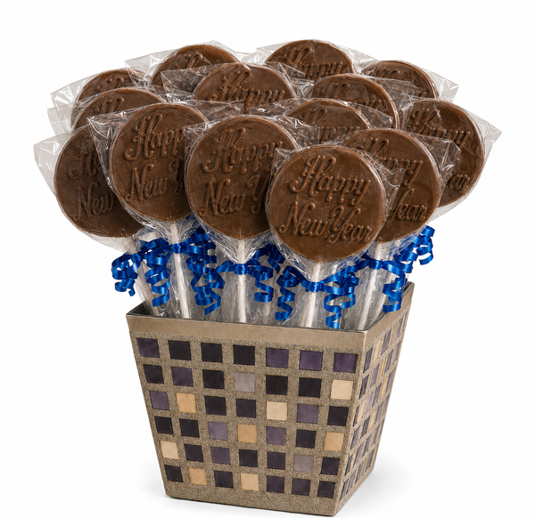 Rosh Hashanah Chocolate Lollipops