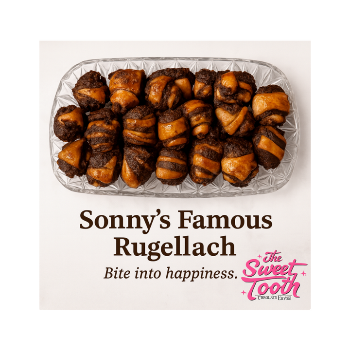 Ruguellach for Shiva Sympathy-Sonny's World-Famous Rugellach