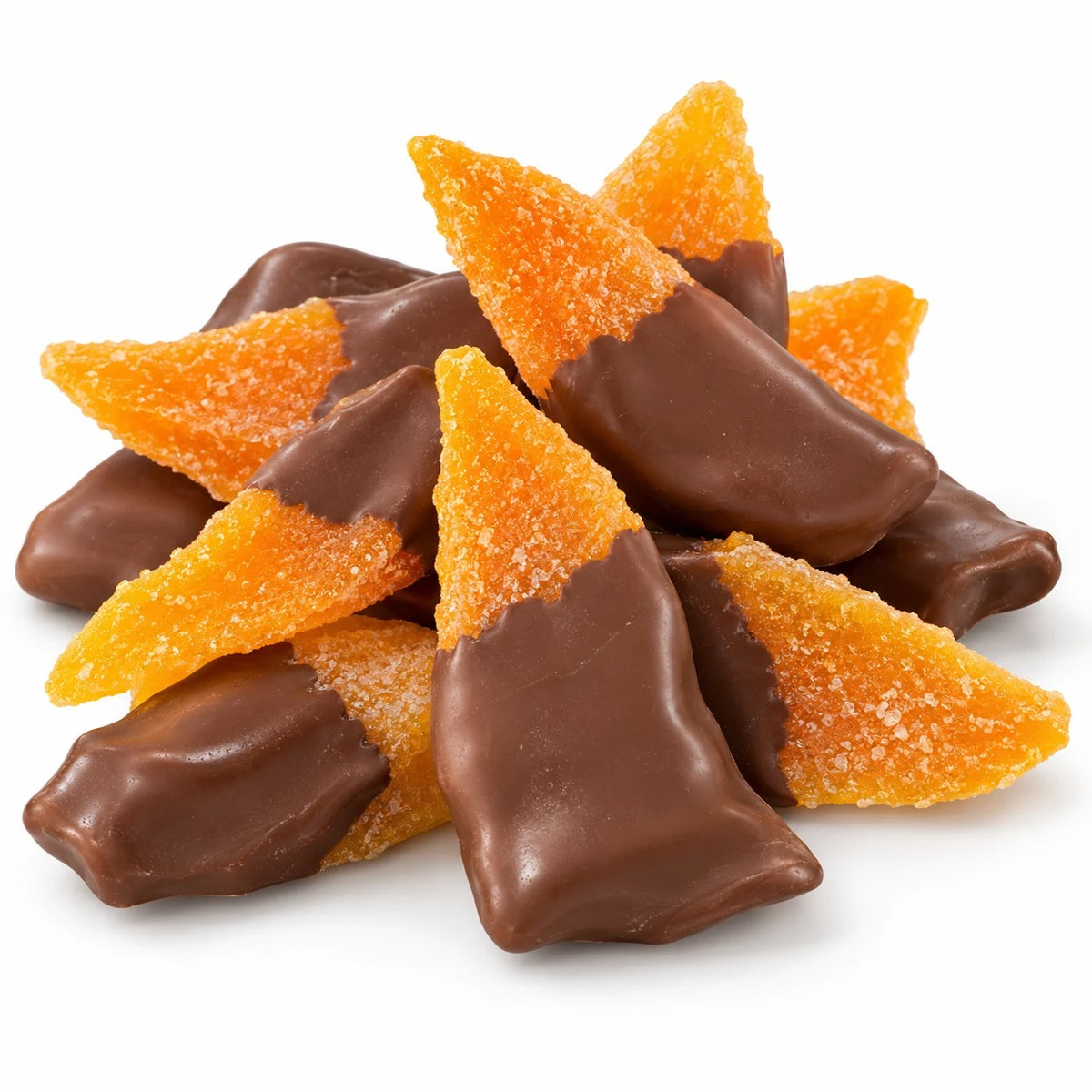 Milk chocolate dipped dried mango from The Sweet Tooth