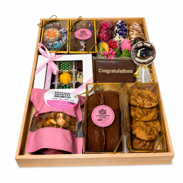 Graduation Gift Tray assorted snacks and treats for graduation The Sweet Tooth North Miami Beach since 1979