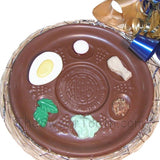 Large Passover Chocolate Seder Plate