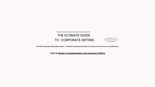 Dietary considerations and inclusive gifting in corporate gift guide.