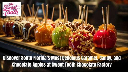 How about them apples Discover South Florida’s most delicious caramel, candy, and chocolate apples at Sweet Tooth Chocolate Factory for a sweet indulgence.