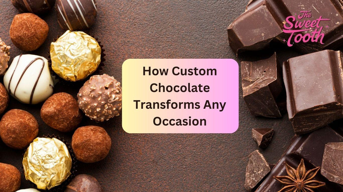 Custom chocolate adds a personal touch, turning any occasion into a memorable celebration with unique, handcrafted treats made to delight everyone!