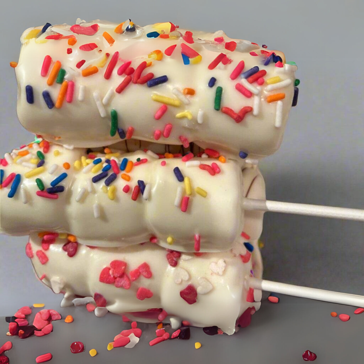 Chocolate Dipped Marshmallow Sticks