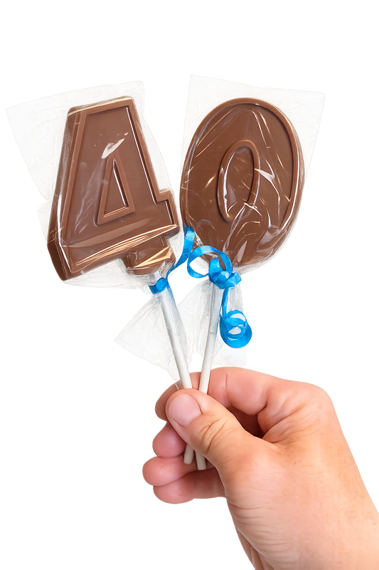 Custom Chocolate Anniversary Numbers