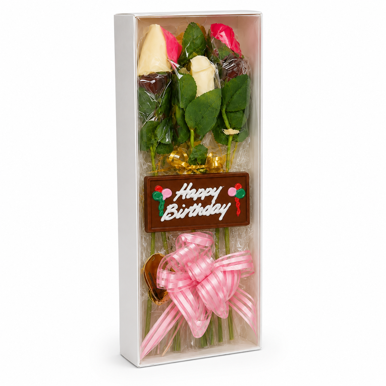Edible Chocolate Long-Stem Roses Birthday Gift Box – The Sweet Tooth