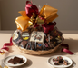 Chocolate round holiday kosher basket