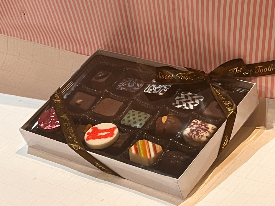 Holiday Gift Box of Assorted Truffles and Chocolates