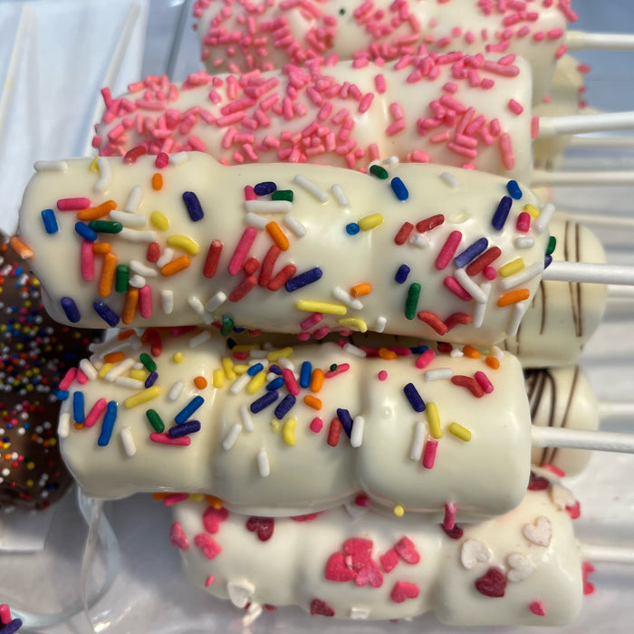 Marshmallow Sticks -Chocolate Dipped