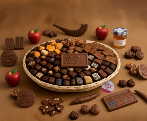 New Years Huge gift basket for Rosh Hashana Kosher Chocoalte 