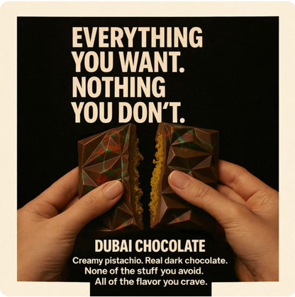 Gluten-Free & Vegan Dubai Chocolate Bar from The Sweet Tooth