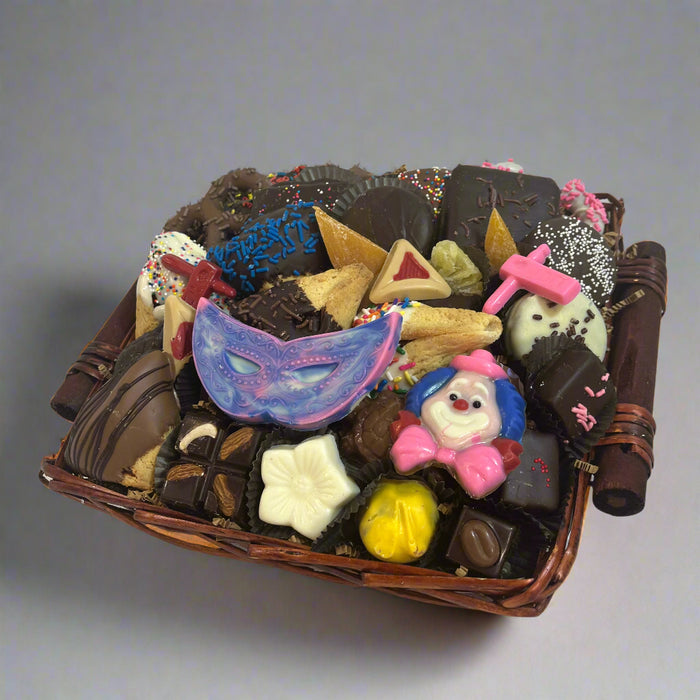 Purim rectangle basket