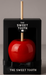 Classic red candy Apples in a box 
