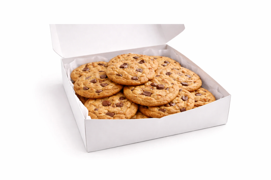 chocolate chip cookies in white bakery gift box kosher The Sweet Tooth North Miami Beach since 1979