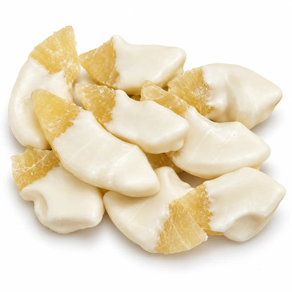 White chocolate dipped dried pineapple from The Sweet Tooth