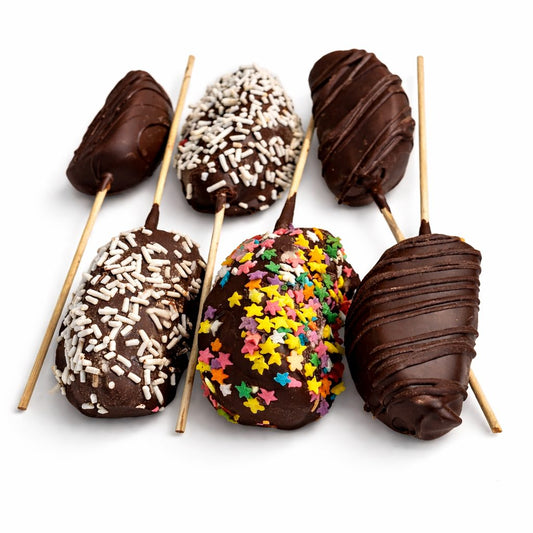 Chocolate marshmallow pops assorted toppings handmade treat The Sweet Tooth North Miami Beach since 1979
