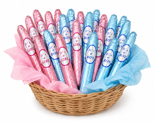 Gender Reveal Chocolate Cigars