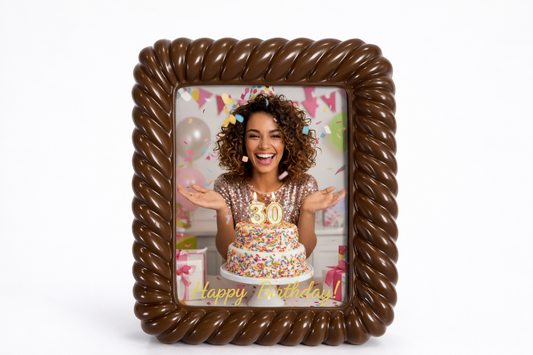 custom photo chocolate frame birthday gift with edible image kosher The Sweet Tooth North Miami Beach since 1979