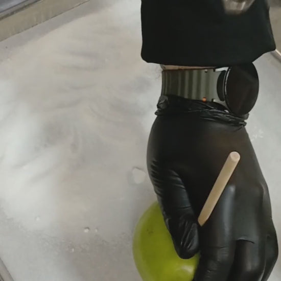 Caramel chocolate apples being made at The Sweet Tooth