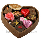 Medium Chocolate Heart Box - Medium Heart Box