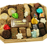 Small Square Pastry and Chocolate Basket: Holiday
