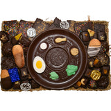Rectangle Basket with Lg Seder Plate: Passover